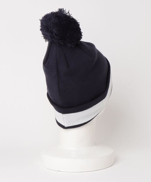 CPG GOLF(シーピージーゴルフ)の「BEANIE WITH POMPOM(ビーニーWITH POMPOM)(ニットキャップ/ビーニー・レディース・ブラック/ホワイト/ネイビー/レッド・ONE SIZE)」の5枚目の写真