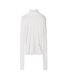 EDITION | TWISTING HIGH NECK コットン フライスハイネックプルオーバー(Tシャツ/カットソー)