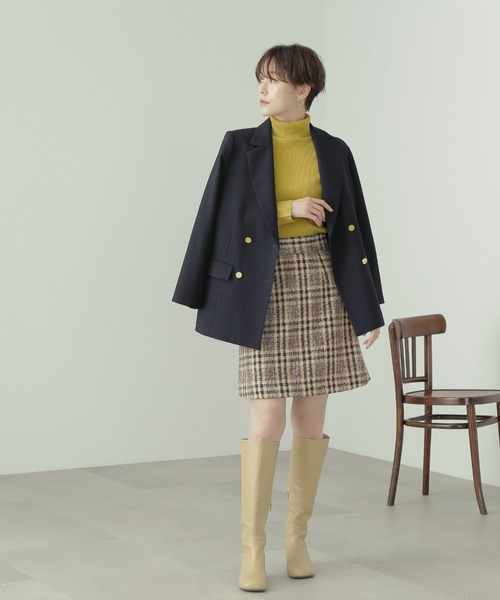 N.（N. Natural Beauty Basic）（エヌエヌナチュラルビューティーベーシック）の「【S Size Line】◆ダブルブレストテーラードジャケット（テーラードジャケット・レディース・ネイビー/キャメル/ブラウン・MEDIUM/SMALL）」の5枚目の写真