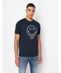 ARMANI EXCHANGE | 【A|X アルマーニ エクスチェンジ】スマイリーワールド　半袖クルーネックTシャツ/REGULAR(Tシャツ/カットソー)