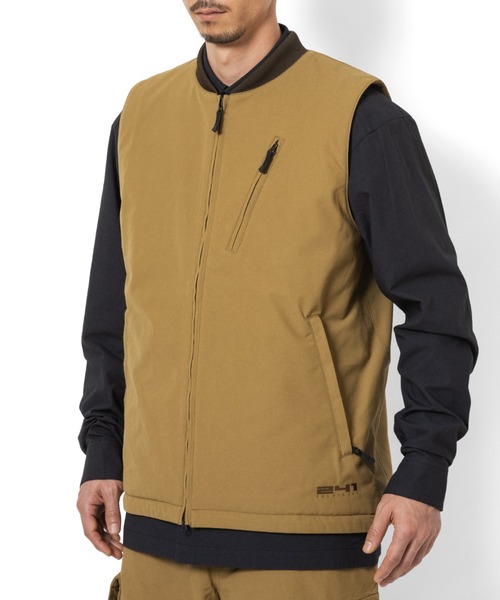 セール】241 twoforone/トゥーフォーワン 無地 中綿 ベスト MB1230