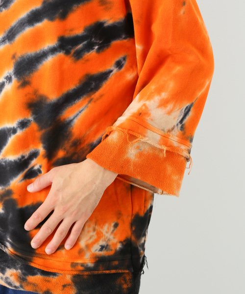 CAL O LINE（キャルオーライン）の「【CAL O LINE/キャルオーライン】TIE DYE CUT-OFF SWEAT（スウェット・メンズ・その他11/その他10・MEDIUM/LARGE/X-LARGE）」の9枚目の写真