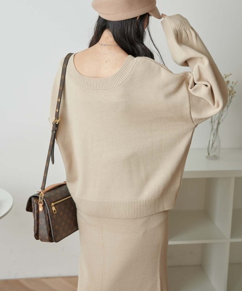 WEGO（ウィゴー）の「WEGO/【WEB限定・2点セット】2WAYニットセットアップ（ワンピース・レディース・ブラウン/ダークグリーン/アイボリー/ブラック・FREE）」の19枚目の写真