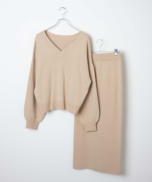 WEGO（ウィゴー）の「WEGO/【WEB限定・2点セット】2WAYニットセットアップ（ワンピース・レディース・ブラウン/ダークグリーン/アイボリー/ブラック・FREE）」の22枚目の写真