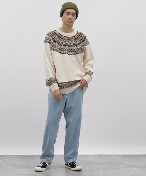 LAKOLE（ラコレ）の「アクリル畦ワッチ / 127072（ニットキャップ/ビーニー・メンズ・ブラック/ベージュ/イエロー/カーキ/ブルー・9）」の14枚目の写真