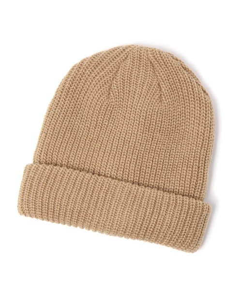 LAKOLE（ラコレ）の「アクリル畦ワッチ / 127072（ニットキャップ/ビーニー・メンズ・ブラック/ベージュ/イエロー/カーキ/ブルー・9）」の16枚目の写真