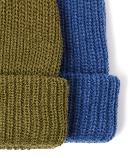 LAKOLE（ラコレ）の「アクリル畦ワッチ / 127072（ニットキャップ/ビーニー・メンズ・ブラック/ベージュ/イエロー/カーキ/ブルー・9）」の12枚目の写真