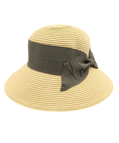 DISCOAT（ディスコート）の「【Discoat】ワイドブリムHAT（ハット・レディース・ベージュ/ブラウン/ホワイト/カーキ・ﾌﾘ-）」の4枚目の写真