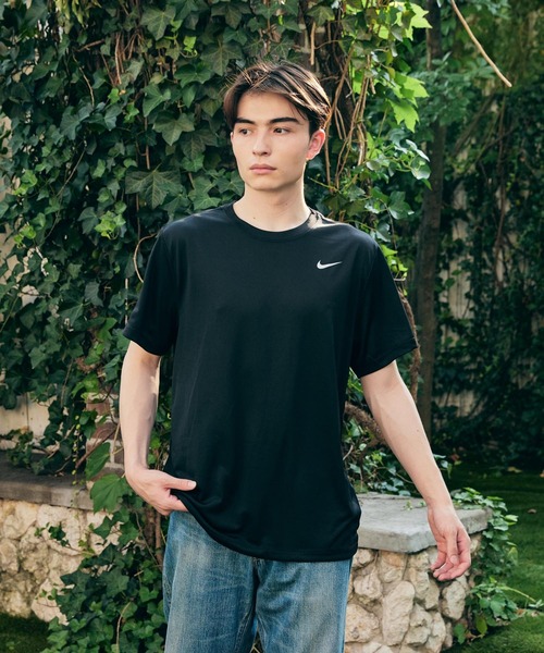 NIKE（ナイキ）の「ナイキ Dri-FITメンズ フィットネス Tシャツ / Nike Dri-FIT Men's Fitness T-Shirt＜S-2XL 展開＞（Tシャツ/カットソー・メンズ・ブラック/ホワイト/グレー系その他/ネイビー・M/2XL/XL/S/L）」の7枚目の写真