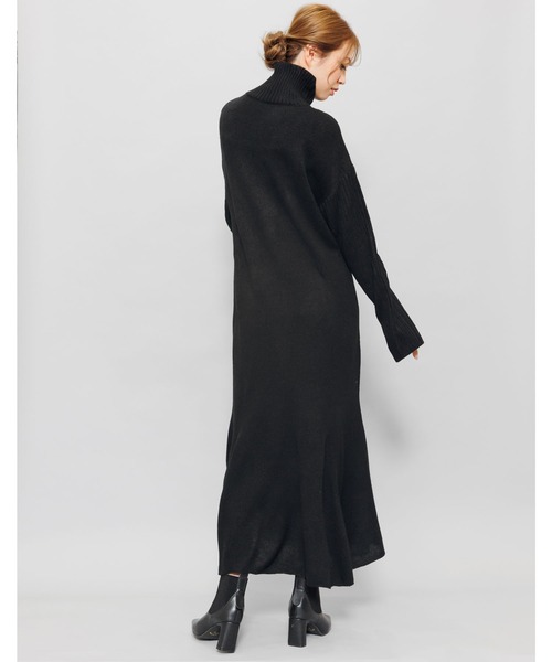 mili an deni（ミリアンデニ）の「マーメイドラインニットワンピース（ワンピース・レディース・ベージュ/ブラック/チャコールグレー/ライトグレー/ネイビー/パープル/ブルー/グリーン/アイボリー・L/M）」の18枚目の写真