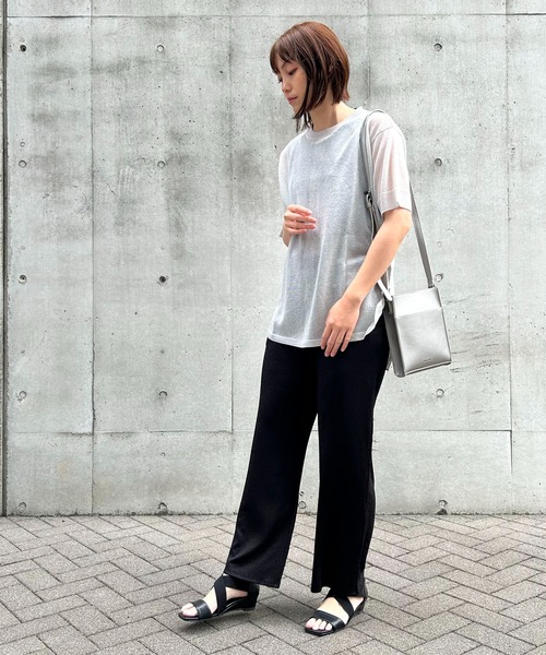 MONO COMME CA(モノコムサ)の「スクエアショルダー(ショルダーバッグ・レディース・ライトグレー/グレー/ガンメタ/ブラック・FREE)」の20枚目の写真