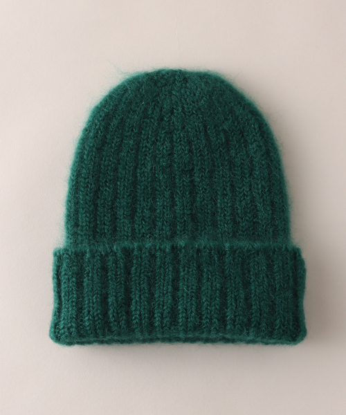 RACAL（ラカル）の「【RACAL / ラカル】 Mohair knit cap RL-21-1192（ニットキャップ/ビーニー・メンズ・ベージュ/グリーン/ブラック/チャコールグレー・FREE）」の4枚目の写真