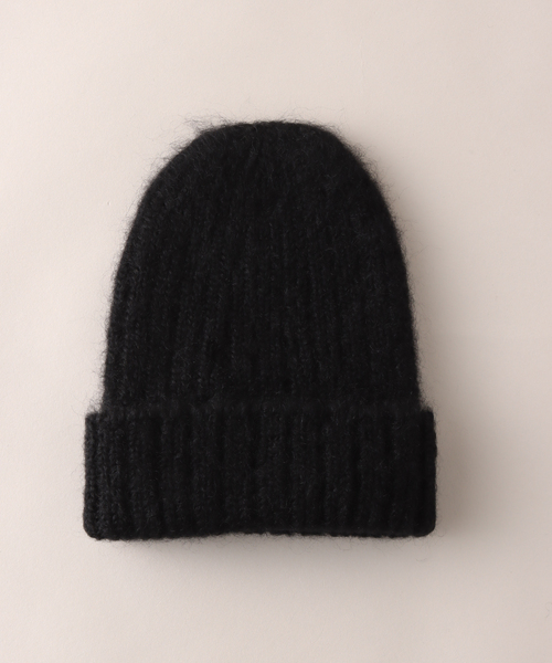 RACAL（ラカル）の「【RACAL / ラカル】 Mohair knit cap RL-21-1192（ニットキャップ/ビーニー・メンズ・ベージュ/グリーン/ブラック/チャコールグレー・FREE）」の2枚目の写真