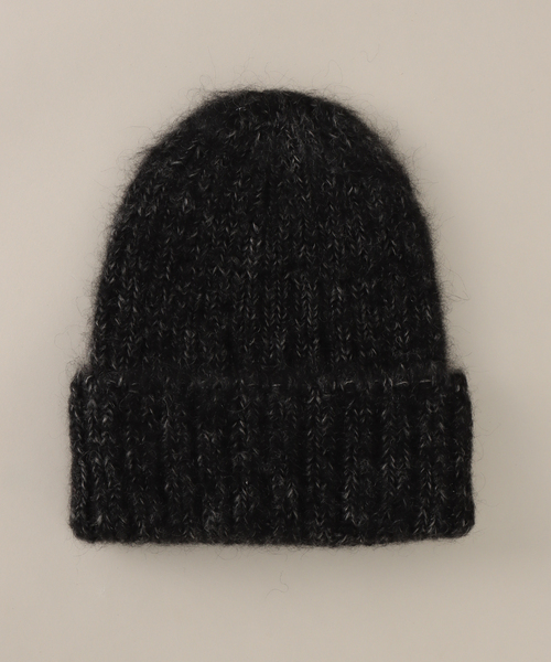 RACAL（ラカル）の「【RACAL / ラカル】 Mohair knit cap RL-21-1192（ニットキャップ/ビーニー・メンズ・ベージュ/グリーン/ブラック/チャコールグレー・FREE）」の5枚目の写真