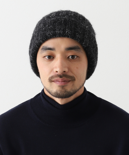 RACAL（ラカル）の「【RACAL / ラカル】 Mohair knit cap RL-21-1192（ニットキャップ/ビーニー・メンズ・ベージュ/グリーン/ブラック/チャコールグレー・FREE）」の13枚目の写真