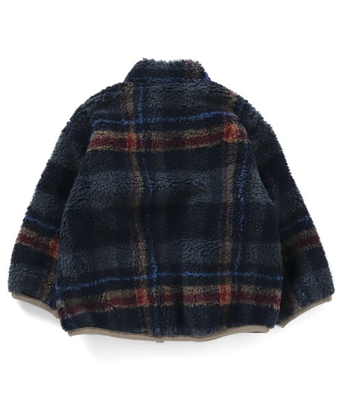 F.O.KIDS（エフオーキッズ）の「【洗濯機でお洗濯OK】柄ボアジャケット_ウォッシャブル（ダウンジャケット/コート・キッズ・ベージュ/ネイビー/カーキ・130/140/80/100/90/95/110/120）」の11枚目の写真