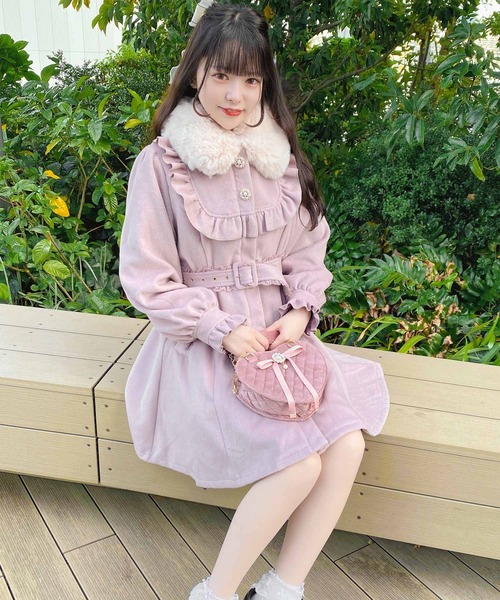 ROJITA（ロジータ）の「ヨークフリルリボンポケットコート（その他