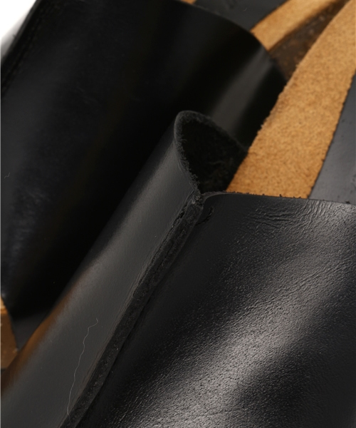 ROSE BUD（ローズバッド）の「(GABRIELE SAVIO)SN419 CENTER SEAM OPEN TOE WEDGE SANDAL（サンダル・レディース・ブラック/レッド・35/38/37/36/39）」の5枚目の写真