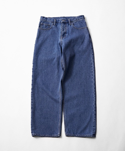 re_k by JUNRED（レクバイジュンレッド）の「re_k by JUNRED / ルーズワイドレッグデニムパンツ（デニムパンツ・メンズ・ネイビー/サックスブルー/ブルー系その他6/ブルー系その他5/ブラック/ブラック系その他2・S/M/L）」の5枚目の写真