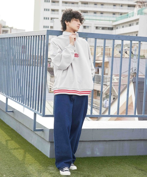 re_k by JUNRED（レクバイジュンレッド）の「re_k by JUNRED / ルーズワイドレッグデニムパンツ（デニムパンツ・メンズ・ネイビー/サックスブルー/ブルー系その他6/ブルー系その他5/ブラック/ブラック系その他2・S/M/L）」の21枚目の写真
