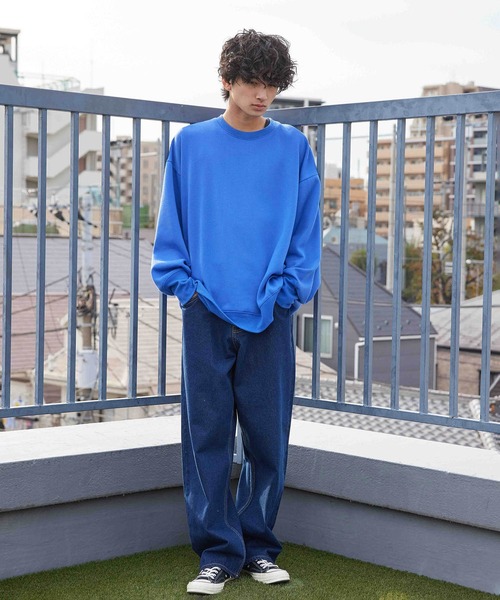 re_k by JUNRED（レクバイジュンレッド）の「re_k by JUNRED / ルーズワイドレッグデニムパンツ（デニムパンツ・メンズ・ネイビー/サックスブルー/ブルー系その他6/ブルー系その他5/ブラック/ブラック系その他2・S/M/L）」の17枚目の写真