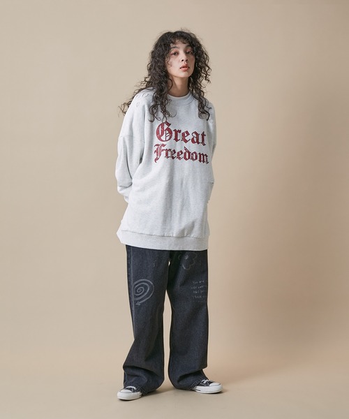 re_k by JUNRED（レクバイジュンレッド）の「re_k by JUNRED / ルーズワイドレッグデニムパンツ（デニムパンツ・メンズ・ネイビー/サックスブルー/ブルー系その他6/ブルー系その他5/ブラック/ブラック系その他2・S/M/L）」の10枚目の写真