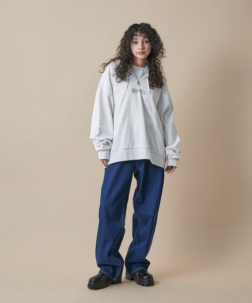 re_k by JUNRED（レクバイジュンレッド）の「re_k by JUNRED / ルーズワイドレッグデニムパンツ（デニムパンツ・メンズ・ネイビー/サックスブルー/ブルー系その他6/ブルー系その他5/ブラック/ブラック系その他2・S/M/L）」の9枚目の写真