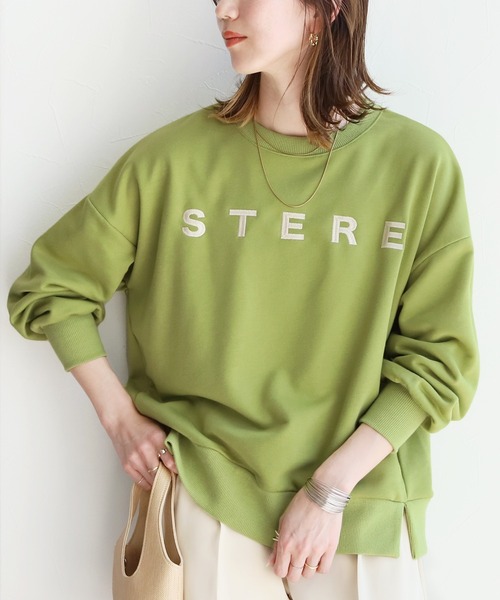 reca(レカ)の「刺繍ロゴプルオーバー(スウェット・レディース・グリーン系その他/オートミール/チャコールグレー・FREE)」の22枚目の写真