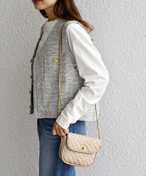 Accent Bag／キルティングシルバー×イエロー 楽天市場】キルティング トートバッグ（カラーイエロー）（バッグ