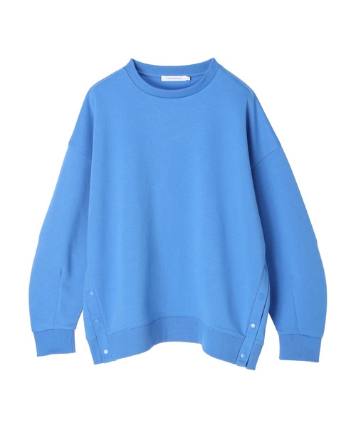 AMERICAN HOLIC（アメリカンホリック）の「サイドボタンポンチプルオーバー（スウェット・レディース・アイボリー/ブルー/グリーン/ブラック・M/L）」の21枚目の写真