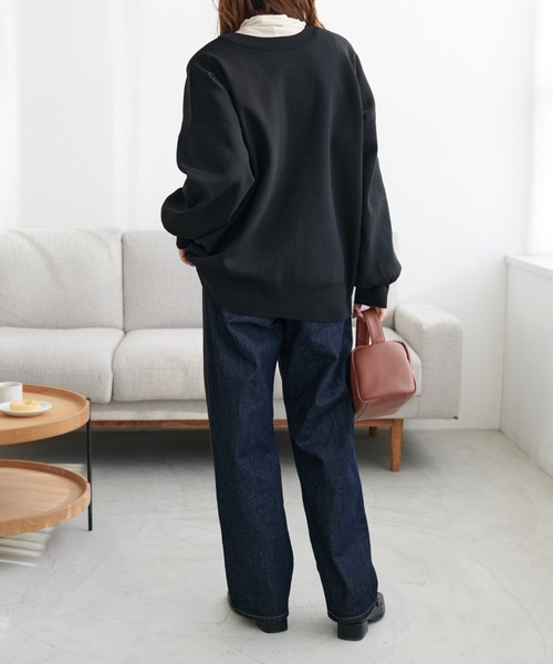 USコットンデニムストレートパンツ