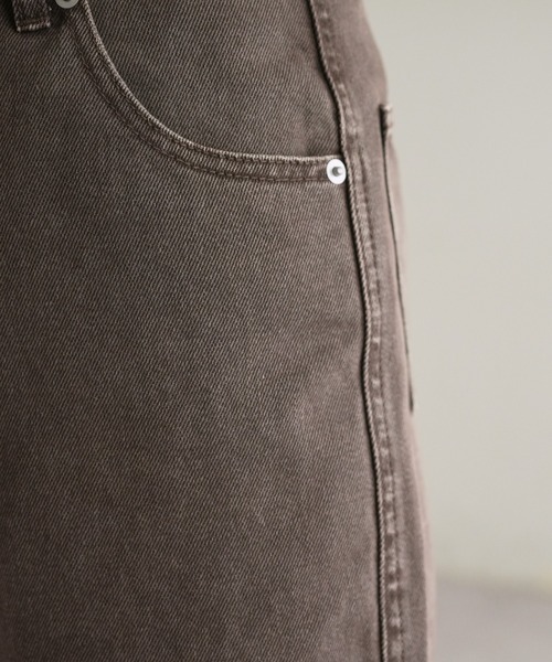 DISCOAT(ディスコート)の「【低身長~高身長】USコットンデニムストレートパンツ≪一部サイズ展開追加≫(デニムパンツ・レディース・ネイビー/サックスブルー/ブラック/ブルー/ブラウン/ライトグレー/スカイブルー/アイボリー・MEDIUM/LARGE/SMALL/MT/SP/ML)」の22枚目の写真