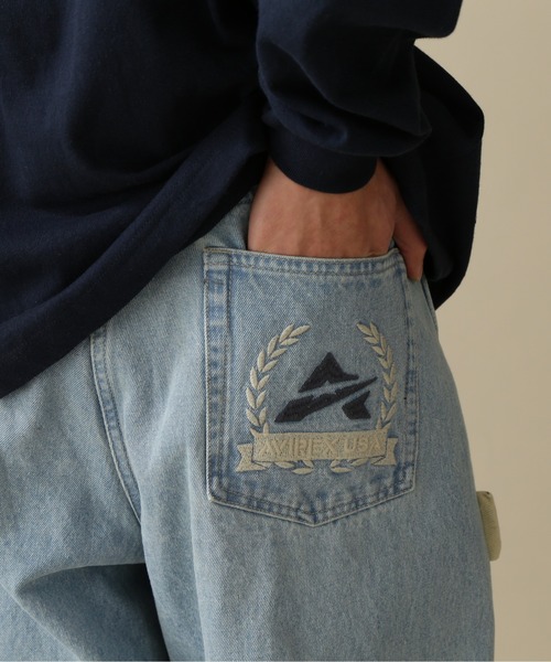 AVIREX（アヴィレックス）の「WIDE TAPERD JEANS / ワイド テーパード ジーンズ / AVIREX / アヴィレックス（デニムパンツ・メンズ・その他6/その他35・2XL/L/M/XL）」の6枚目の写真