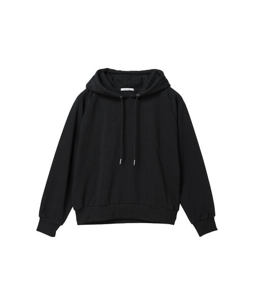 koe(コエ)の「ラグランスウェットパーカー(パーカー・レディース・チャコールグレー/アイボリー/杢グレー・M)」の14枚目の写真