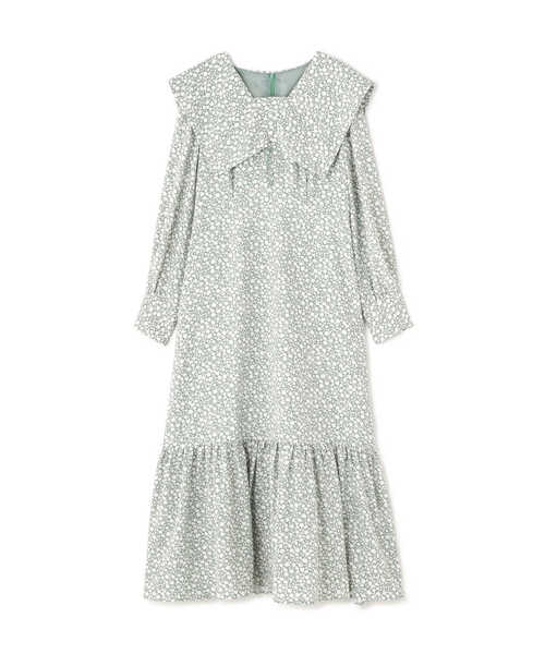 NATURAL BEAUTY BASIC（ナチュラルビューティーベーシック）の「ビッグカラープリントワンピース（ワンピース・レディース・ホワイト系その他/グリーン系その他3・SMALL/MEDIUM）」の14枚目の写真