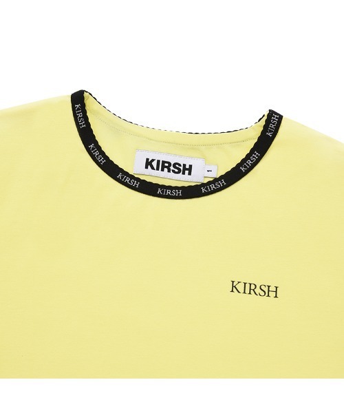KIRSH（キルシー）の「KIRSH CHERRY LACE TAPE SLIM CROP T-SHIRT/キルシーチェリーレーステープスリムクリップTシャツ（Tシャツ/カットソー・レディース・イエロー/ホワイト/ブラック・ONE SIZE）」の15枚目の写真