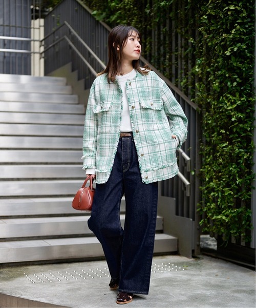 JOURNAL STANDARD(ジャーナルスタンダード)の「■《追加》12.5ozルーズデニムパンツ(デニムパンツ・レディース・ブルー系その他/サックスブルー/ネイビー・38/36)」の4枚目の写真