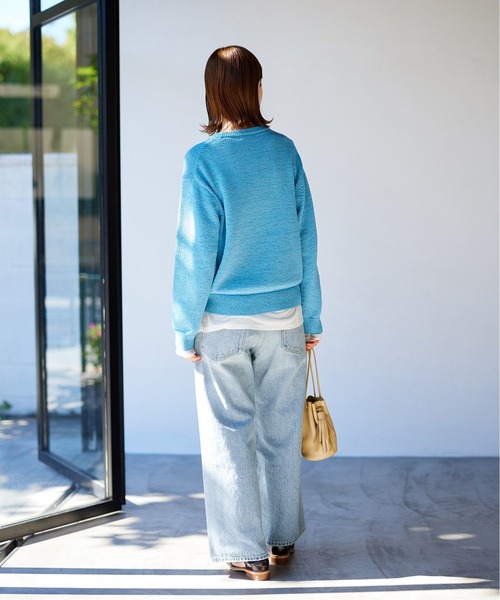 JOURNAL STANDARD(ジャーナルスタンダード)の「■《追加》12.5ozルーズデニムパンツ(デニムパンツ・レディース・ブルー系その他/サックスブルー/ネイビー・38/36)」の12枚目の写真