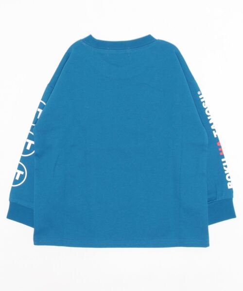BOKU HA TANOSII（ボク　ハ　タノシイ）の「【BOKU HA TANOSII】KIDS ロゴ刺繍L/S Tee(100～150cm)（Tシャツ/カットソー・キッズ・ホワイト/ブルー・130/100/150/110/120/140）」の9枚目の写真