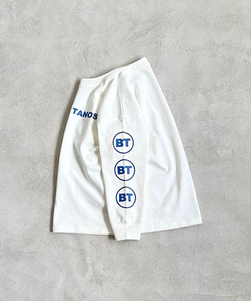 BOKU HA TANOSII（ボク　ハ　タノシイ）の「【BOKU HA TANOSII】KIDS ロゴ刺繍L/S Tee(100～150cm)（Tシャツ/カットソー・キッズ・ホワイト/ブルー・130/100/150/110/120/140）」の5枚目の写真