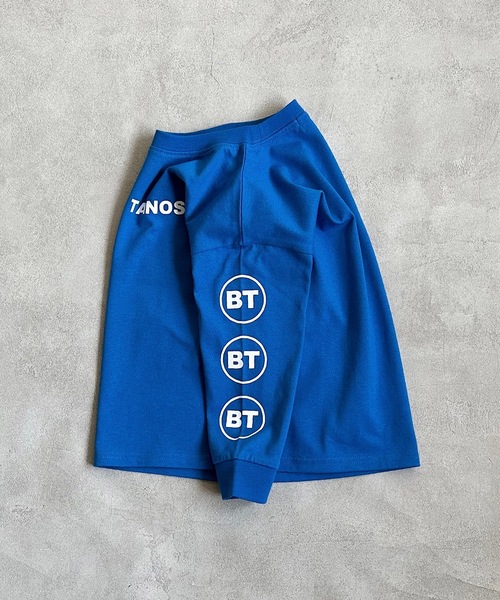 BOKU HA TANOSII（ボク　ハ　タノシイ）の「【BOKU HA TANOSII】KIDS ロゴ刺繍L/S Tee(100～150cm)（Tシャツ/カットソー・キッズ・ホワイト/ブルー・130/100/150/110/120/140）」の8枚目の写真