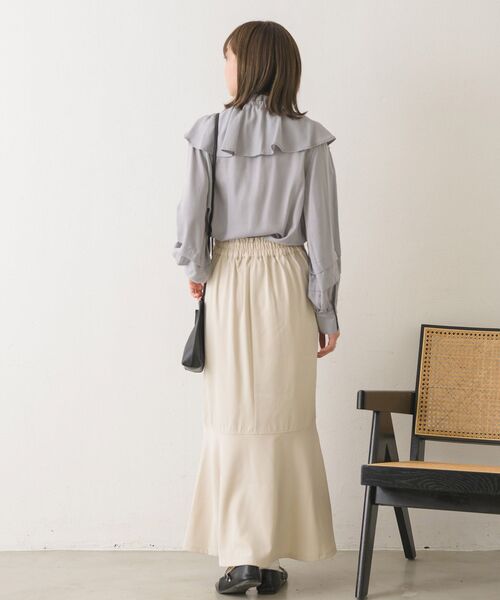 RETRO GIRL（レトロガール）の「H/WマーメイドSK（スカート・レディース・チャコールグレー/ブラック/ライトグリーン/ナチュラル・FREE）」の19枚目の写真