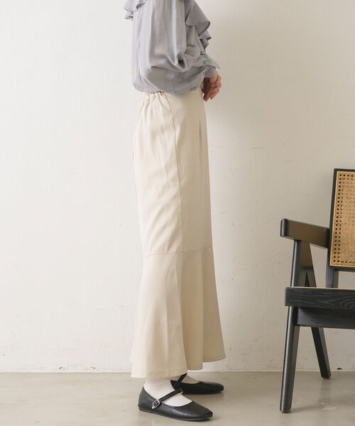 RETRO GIRL（レトロガール）の「H/WマーメイドSK（スカート・レディース・チャコールグレー/ブラック/ライトグリーン/ナチュラル・FREE）」の10枚目の写真