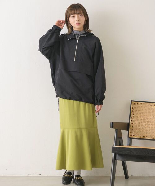 RETRO GIRL（レトロガール）の「H/WマーメイドSK（スカート・レディース・チャコールグレー/ブラック/ライトグリーン/ナチュラル・FREE）」の17枚目の写真