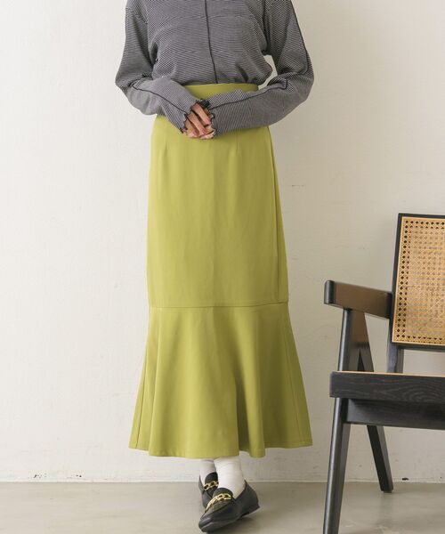 RETRO GIRL（レトロガール）の「H/WマーメイドSK（スカート・レディース・チャコールグレー/ブラック/ライトグリーン/ナチュラル・FREE）」の13枚目の写真