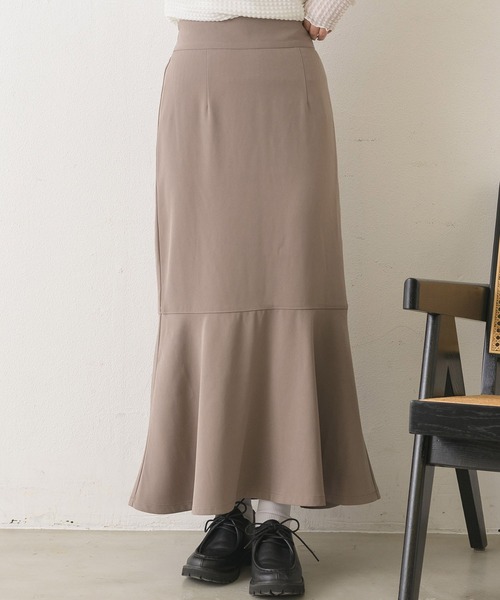 RETRO GIRL（レトロガール）の「H/WマーメイドSK（スカート・レディース・チャコールグレー/ブラック/ライトグリーン/ナチュラル・FREE）」の2枚目の写真