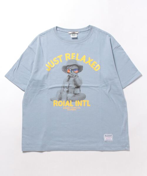 roial（ロイアル）の「DESIGN TEE/ROIAL(ロイアル)スタンダードシルエットベイビープリント半袖Tシャツ（Tシャツ/カットソー・レディース・ホワイト/ブラック/ベージュ/ブルー/グリーン・MEDIUM/LARGE）」の5枚目の写真