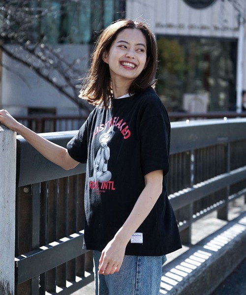 roial（ロイアル）の「DESIGN TEE/ROIAL(ロイアル)スタンダードシルエットベイビープリント半袖Tシャツ（Tシャツ/カットソー・レディース・ホワイト/ブラック/ベージュ/ブルー/グリーン・MEDIUM/LARGE）」の15枚目の写真