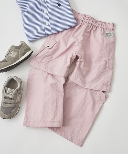 CIAOPANIC TYPY（チャオパニックティピー）の「【GRAND CANYON】【KIDS】マルチウェイカーゴパンツ（カーゴパンツ・キッズ・チャコールグレー/ピンク/グリーン・100/130）」の3枚目の写真