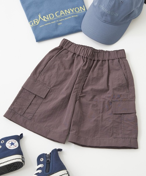 CIAOPANIC TYPY（チャオパニックティピー）の「【GRAND CANYON】【KIDS】マルチウェイカーゴパンツ（カーゴパンツ・キッズ・チャコールグレー/ピンク/グリーン・100/130）」の2枚目の写真